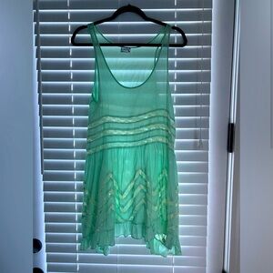 Never Worn Free People Intimately Mint Green Sleeveless Dress